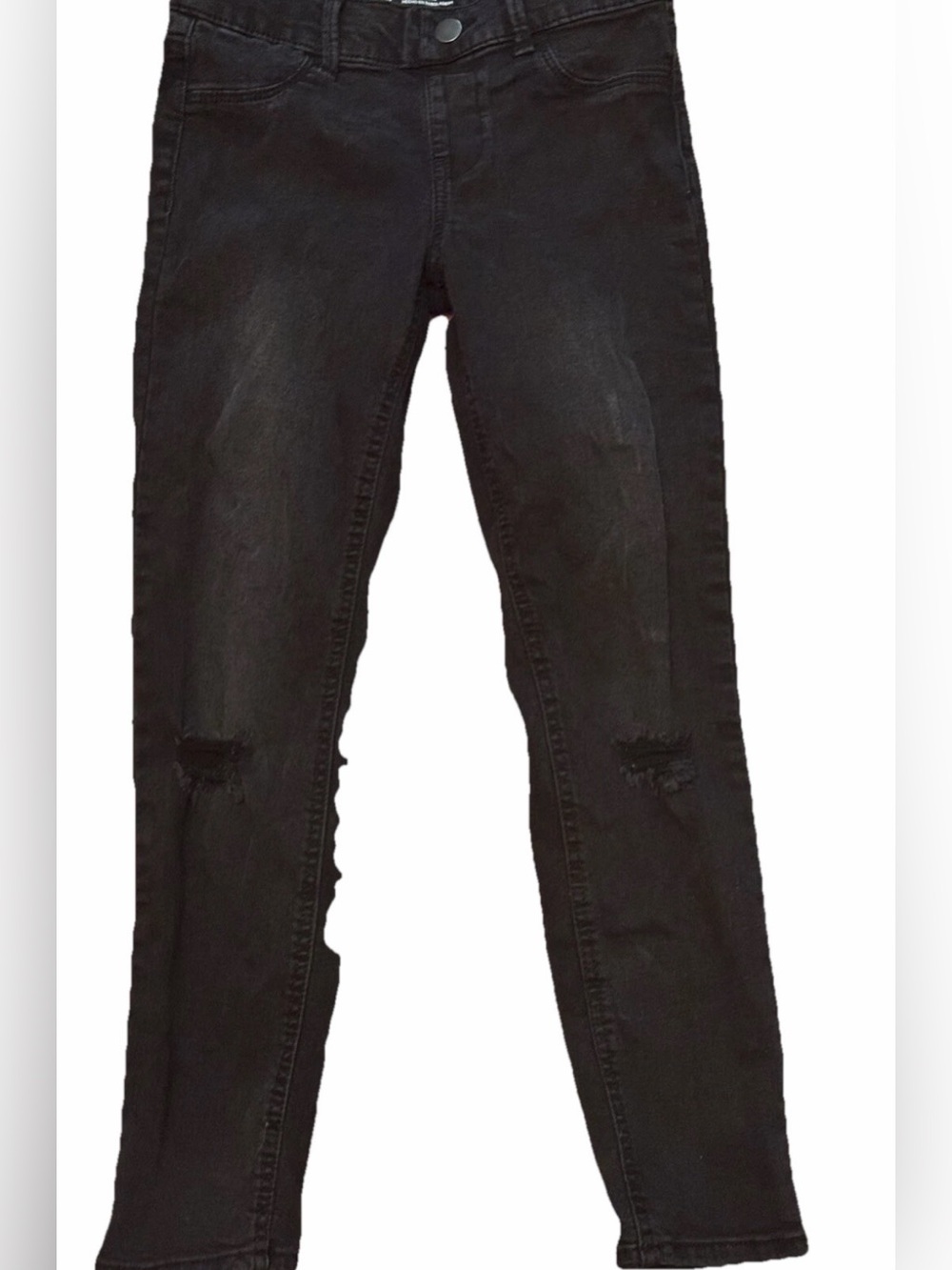 Wonder Nation Girls Black Jeggings Size M (7/8)